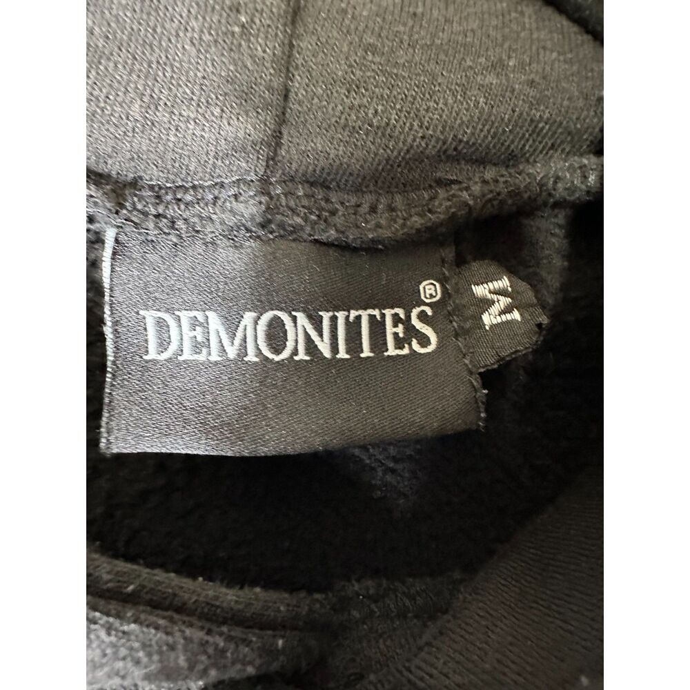 Demonites Midnight Madness Land of Pain, Misery & Strife Punk Gothic Hoodie SZ M - Picture 2 of 4